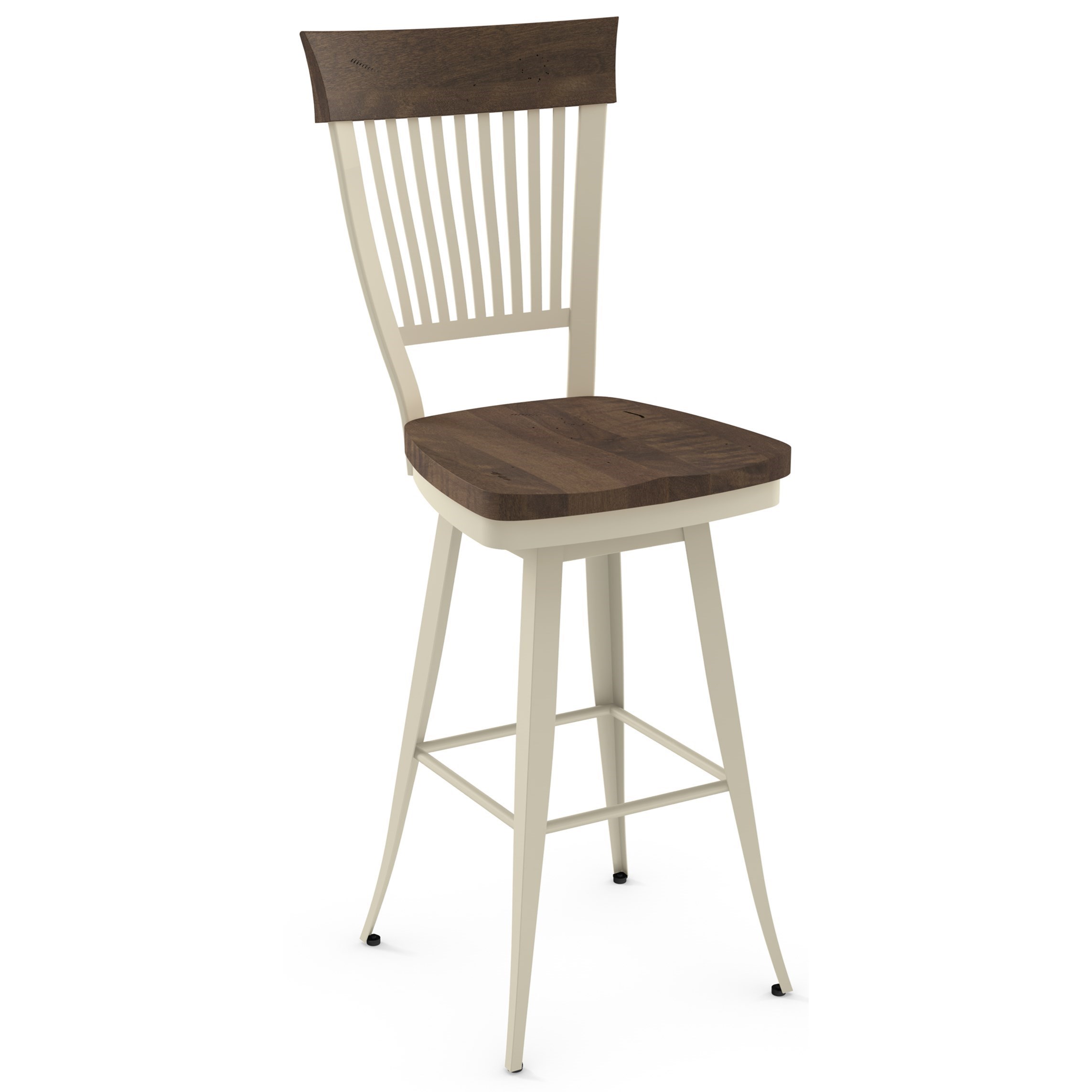 Amisco Farmhouse 41419306893 Customizable 30" Annabelle Swivel Bar Stool Belfort Furniture